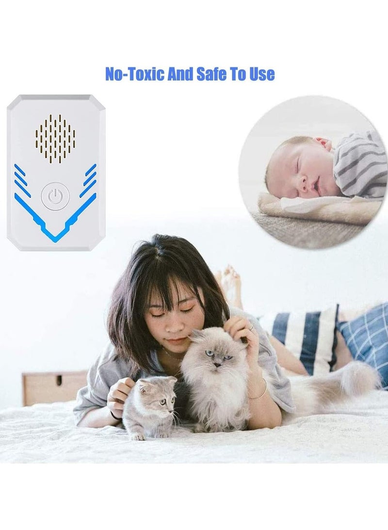 Excefore Ultrasonic Pest Repeller, 6 Pack Indoor Ultrasonic Repellent for Roach, Rodent, Mouse, Bugs, Mosquito, Mice, Spider, Electronic Plug in Pest Control for Home Kitchen Office Warehouse - Image 3