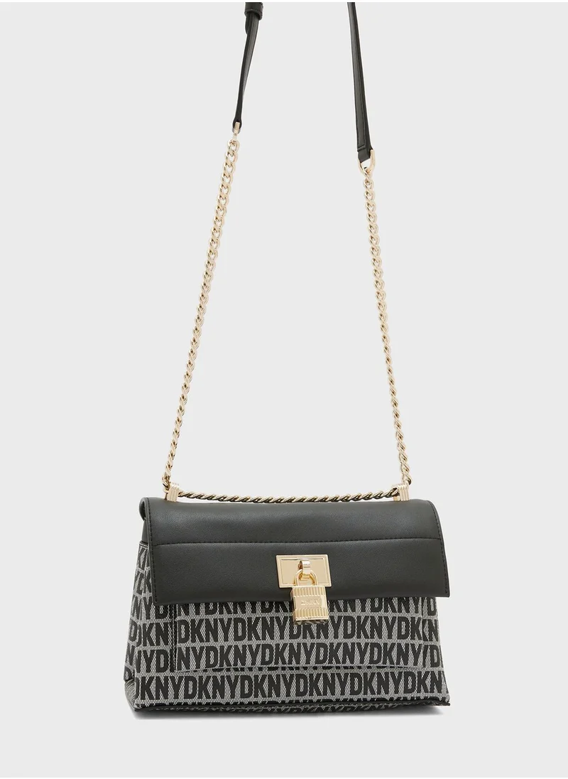 DKNY Evie Flap Over Crossbody Bags