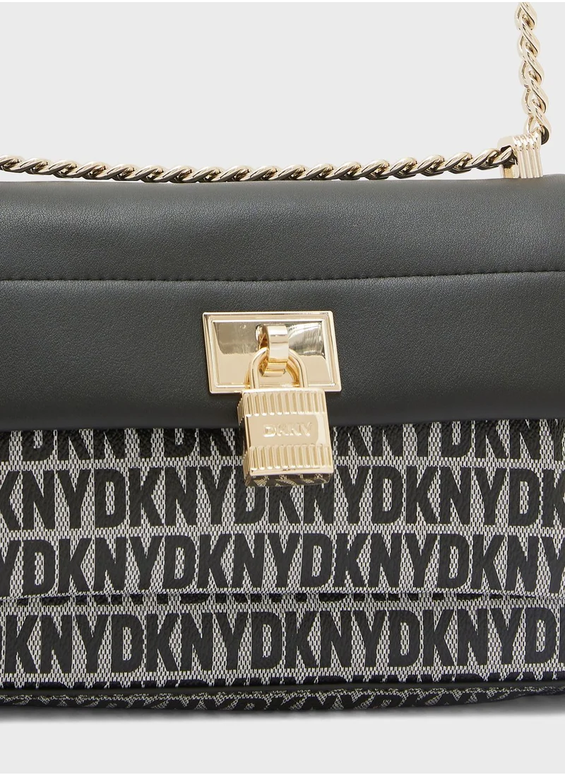 DKNY Evie Flap Over Crossbody Bags