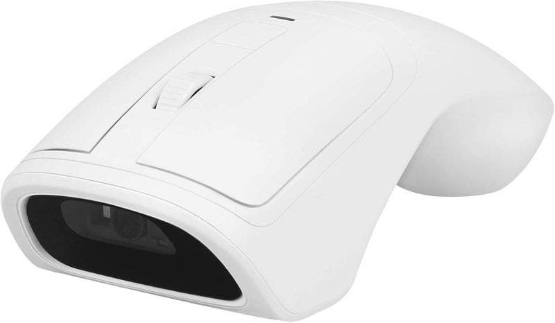 THARO New Wireless Mouse Barcode Scanner, 2-in-1 Design 2D Handheld Barcode Scanner with Wireless Mouse Functions for POS System,Store,Supermarket, Warehouse.(Black) - Image 1