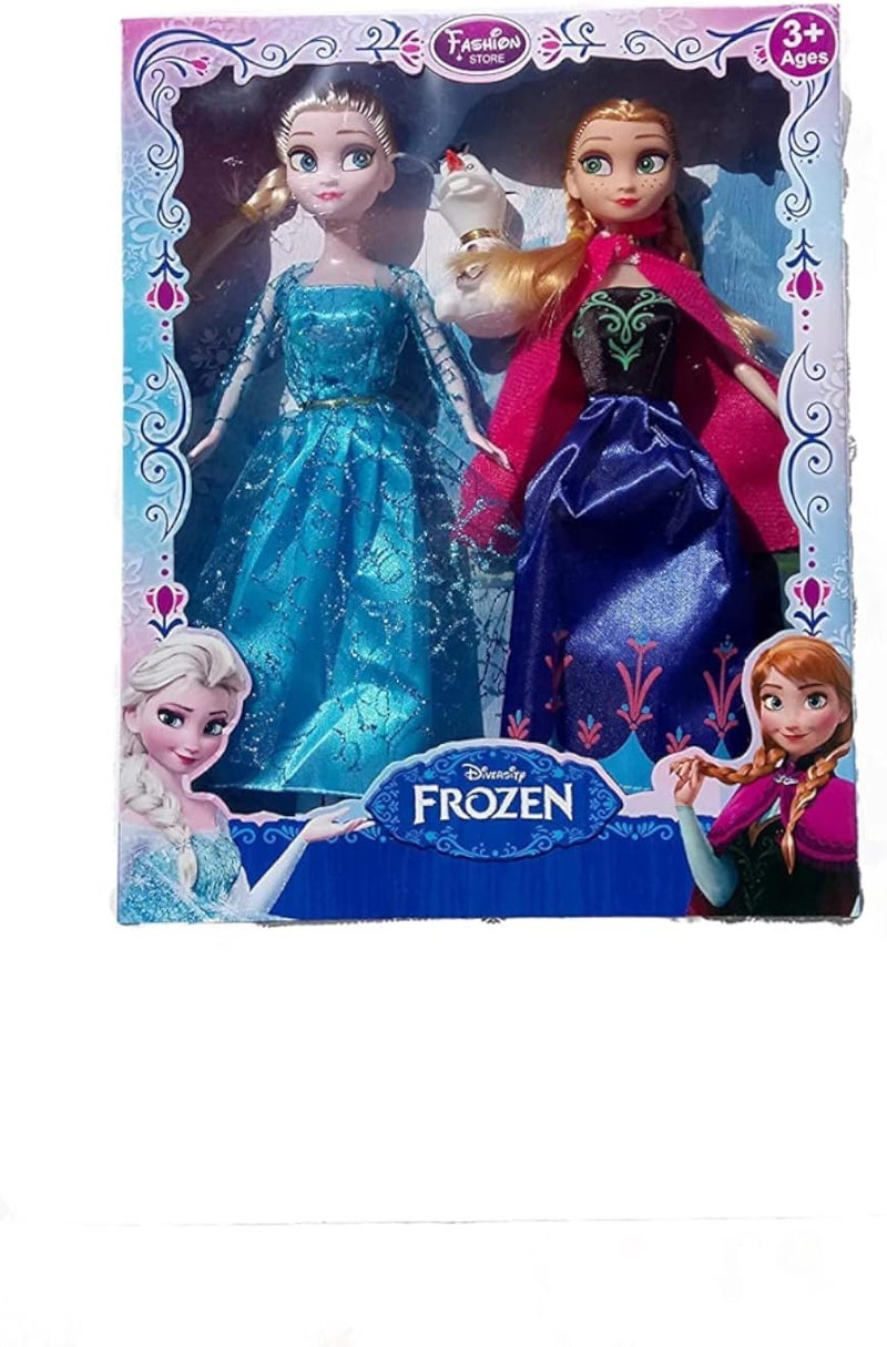 بوجي مجموعة دمى فروزن الأخرى إلسا وآنا