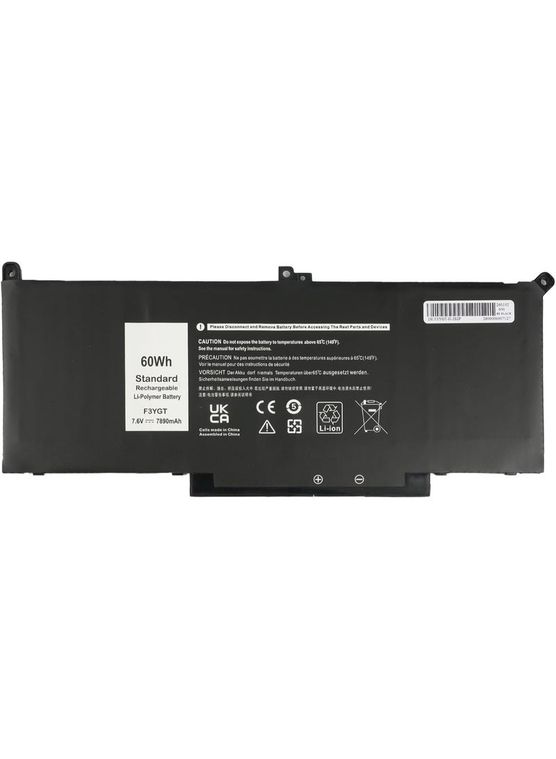 Replacement Laptop Battery 7.6V 60Wh 4-Cell Rechargeable Battery for Compatible Notebook Computers with Stable Power Performance - Image 1