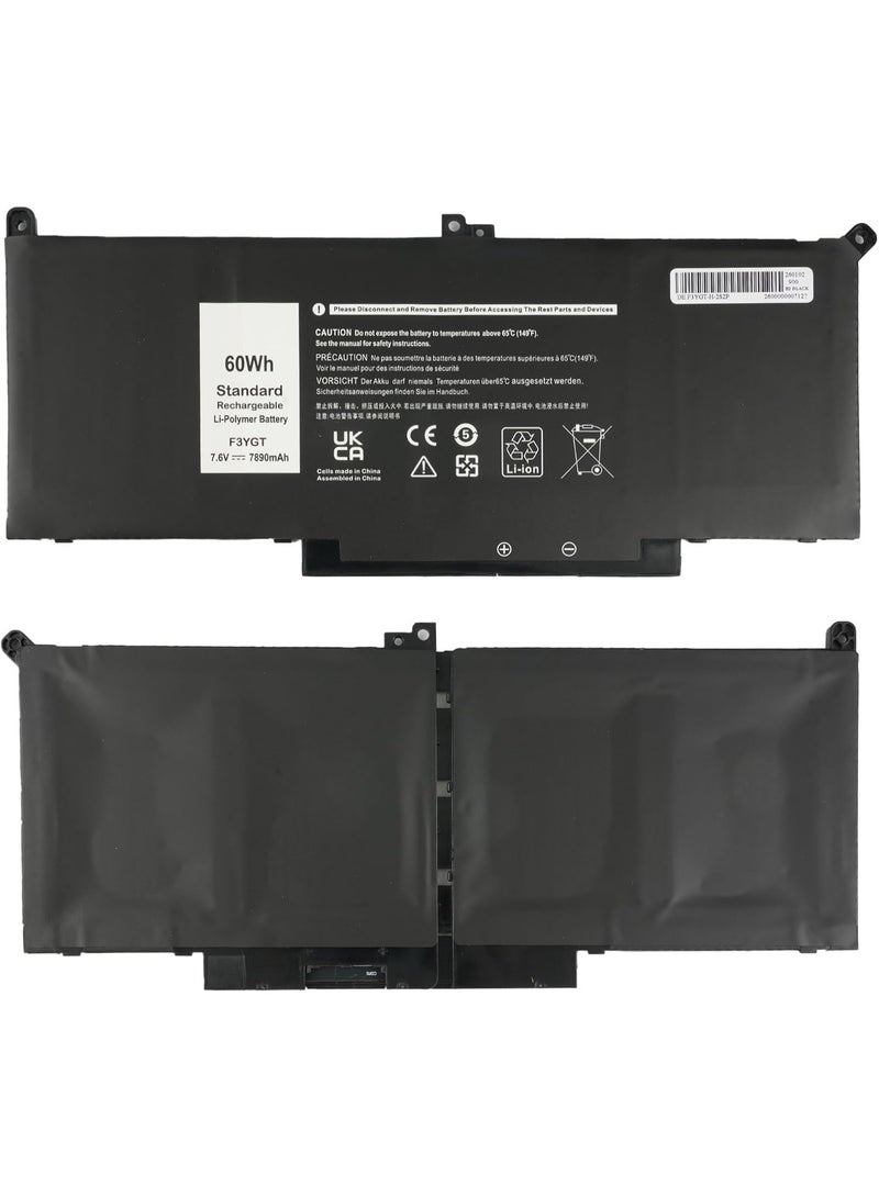 Replacement Laptop Battery 7.6V 60Wh 4-Cell Rechargeable Battery for Compatible Notebook Computers with Stable Power Performance - Image 3