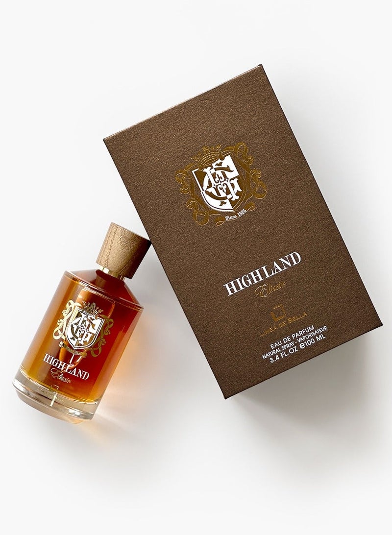 Linea De Bella Highland Elixir Luxury Men’s Perfume with Amber & Incense | Long Lasting Oud Perfume for Men – 100ML | Best Oud Fragrance for Men - Image 3