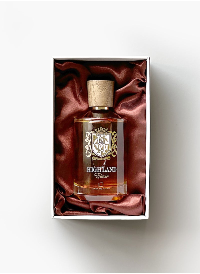 Linea De Bella Highland Elixir EDP Best Oud Fragrance 100ML For Men  - Image 3