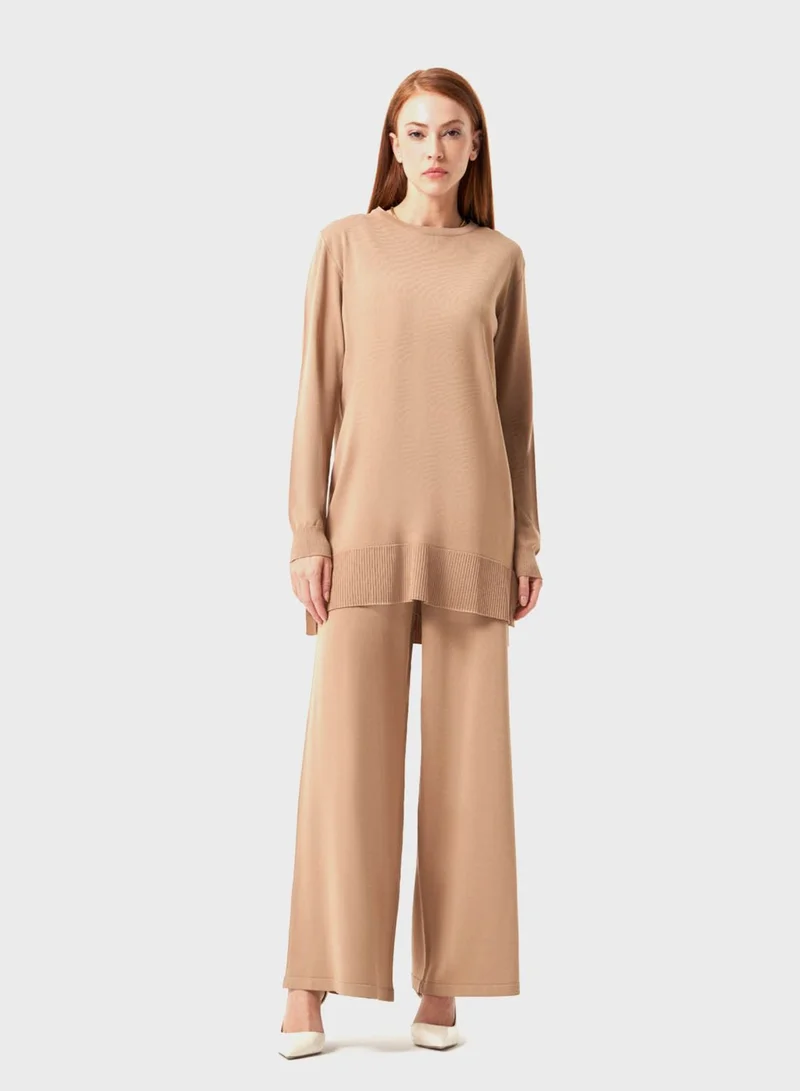 MIZALLE Sweater Tunic Dress
