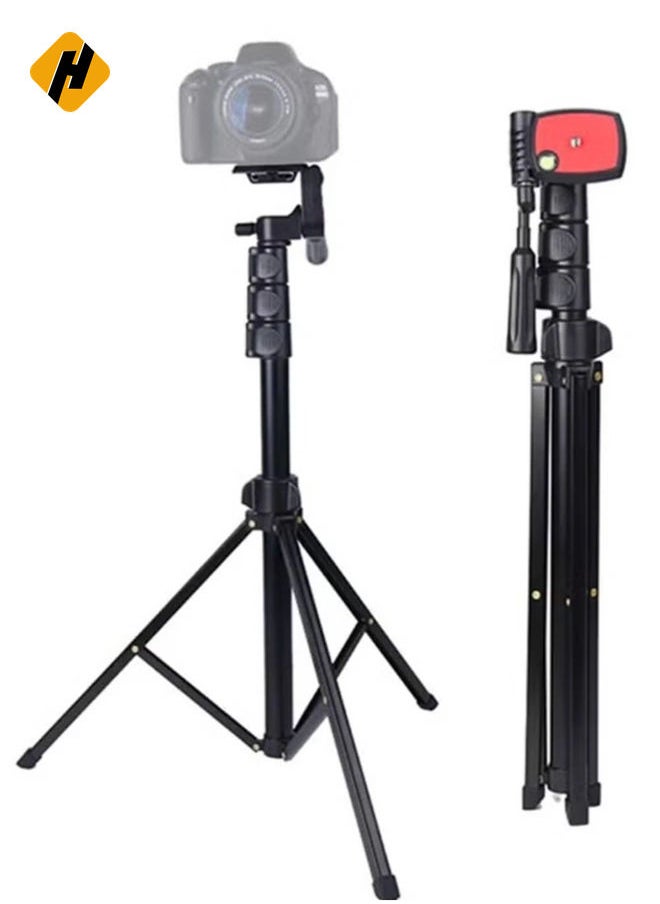 HuHa Jmary KP-2206 Multi-functional Adjustable Portable Camera Tripod, Black  - Image 1