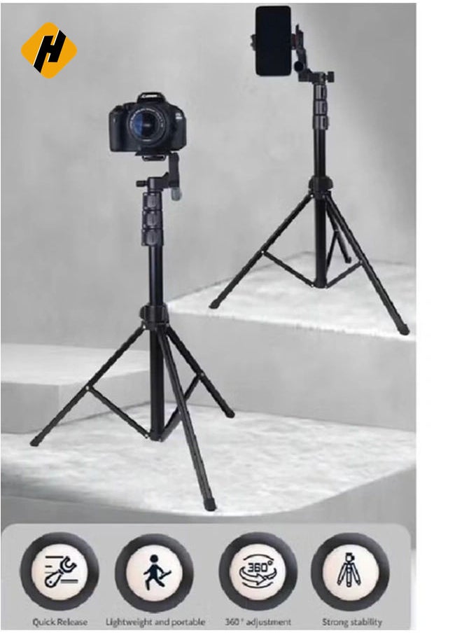 HuHa Jmary KP-2206 Multi-functional Adjustable Portable Camera Tripod, Black  - Image 3