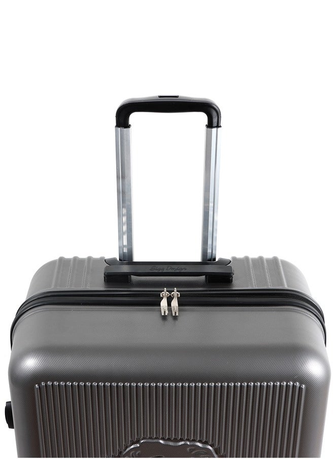 Biggdesign - 3-Piece ABS Hardshell Luggage Sets (20/24/28 inch), 360° Double Spinner Wheels, TSA Lock System Cabin Trolley Carryon Travel Luggage Set, Made in Turkey, Travel Suitcase - Ocean Grey - Image 1