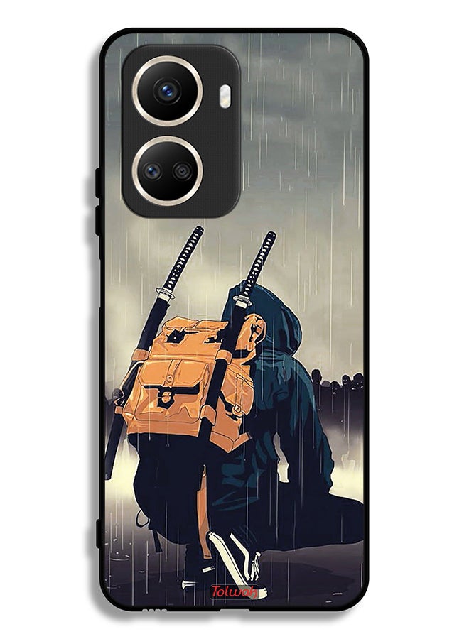 Tolwak Huawei nova 10 SE Protective Case Cover Sword Samurai Digital Art - Image 2
