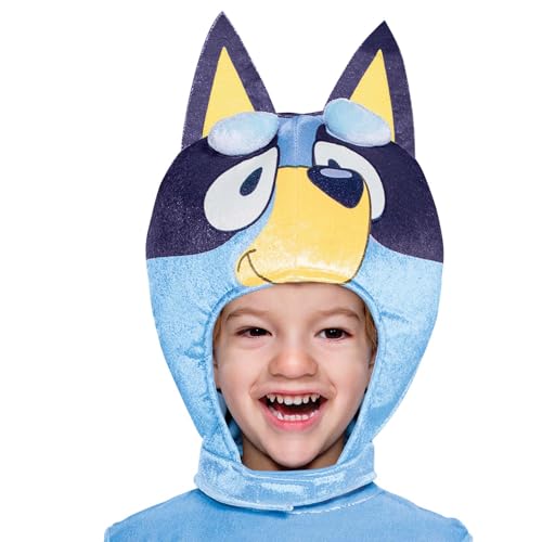 Disguise Bluey Costume for Kids Official Bluey Character Outfit with Jumpsuit and Headpiece Classic Toddler Size Small 2T - Image 3