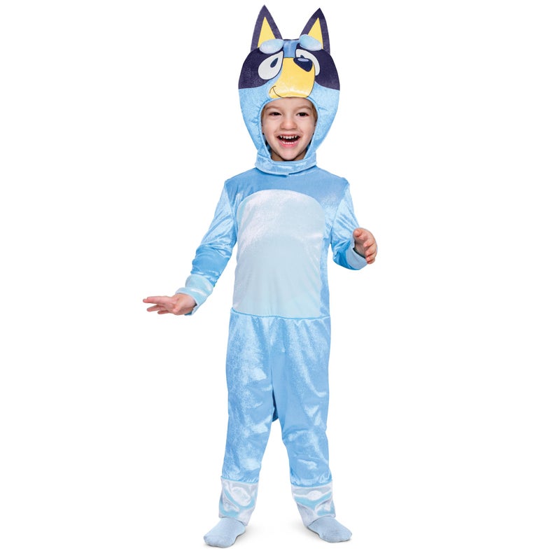 Disguise Bluey Costume for Kids Official Bluey Character Outfit with Jumpsuit and Headpiece Classic Toddler Size Small 2T - Image 2