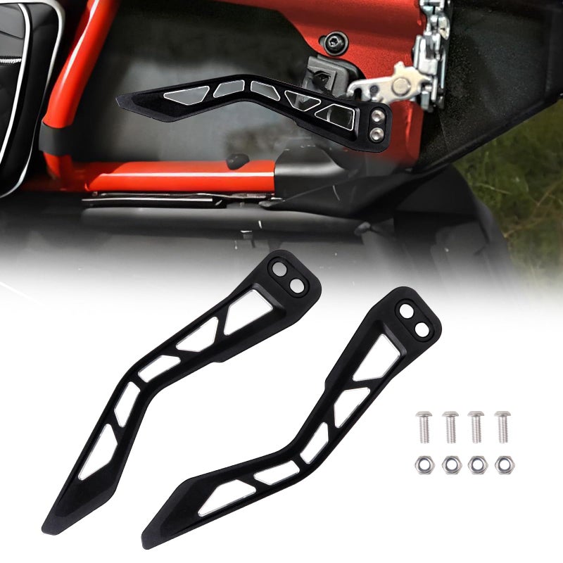 JHD-TOGO JHDTOGO X3 Door Handle Latches Compatible with CanAm Maverick X3 X DS RS Turbo R Max 24 Door 20172025 Black Alloy Steel Handles - Image 2