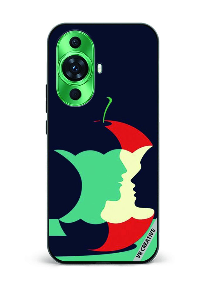 VR CREATIVE Protective Case Cover For Huawei nova 11 Eaten Apple Design Multicolour - Image 1