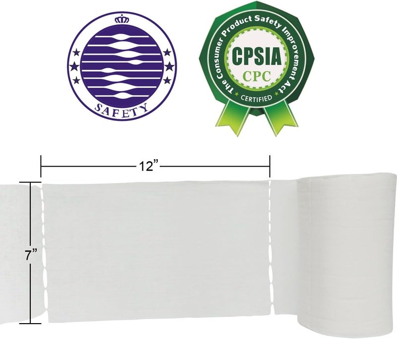 Blue Snail Rayon Unscent Diaper Liners- Fragance Free and Chlorine Free(4PK) 400 Count by （White） - Image 2