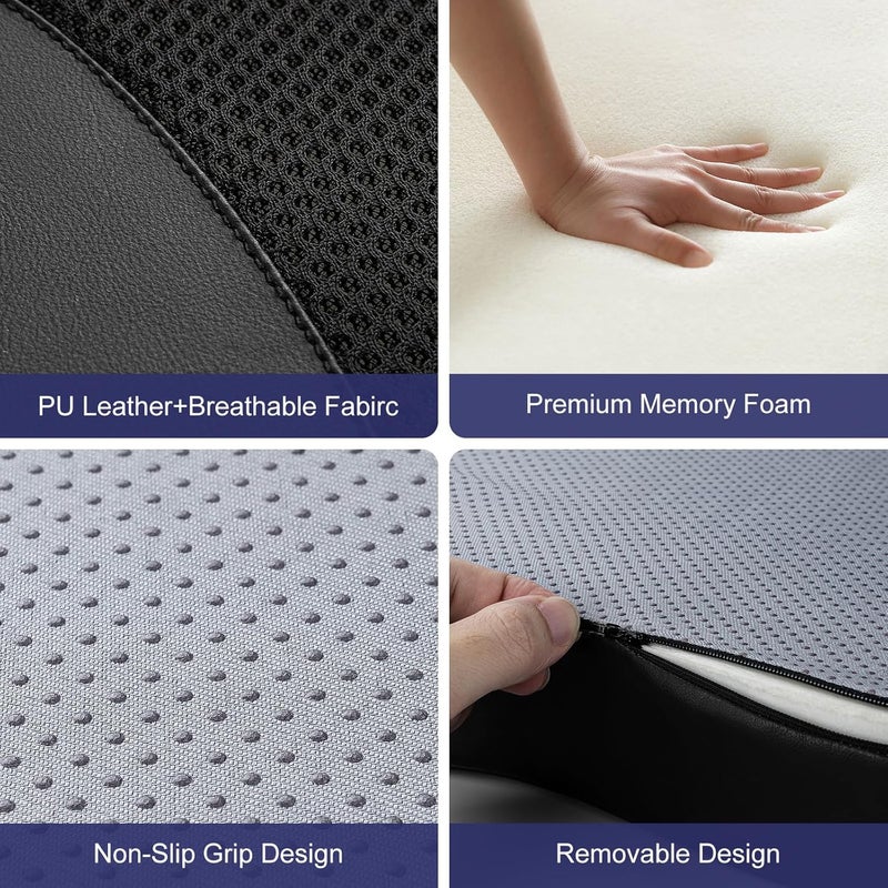 HUAXITRA Memory Foam Car Seat Cushion for Comfort and Pain Relief - Image 5