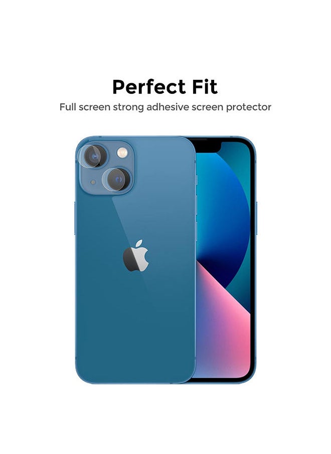 O Ozone Tempered Glass Lens-Protector for Apple iPhone 13 Mini Lens Protector [Pack of 2] - Clear  - Image 2
