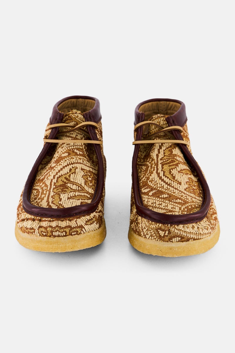 clarks Men Standard Wallabee Lace Up Ankle Boots, Multicolor - Image 3