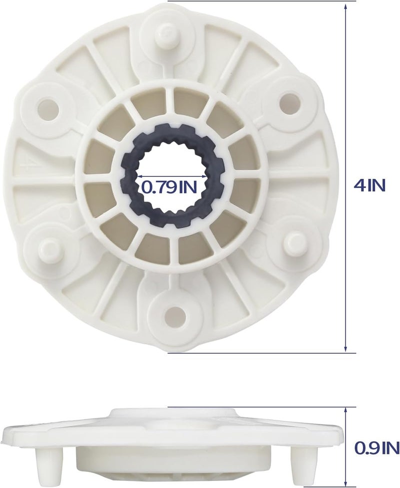 Abeskch MBF618448 PBT-GF30 Washer Rotor Hub Compatible With LG Kenmore Washing Machine, Replacement Part # 4413ER1003A 4413ER1003B 4413EA1002B 4413ER1001C 4413ER1002F - Image 2