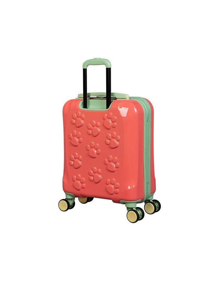 it Luggage it luggage KIDS Model Daxie, FSC Certified, Kids Unisex Suitcase, Children's Carry-On with Sausage Dog Design, ABS Hard Outer Shell, 24Liters, 1.95Kg, Size Under seat, 16-3086-08, Color Fusion Coral  - Image 3