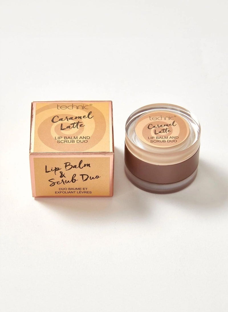 Technic Lip Balm & Scrub Duo - Caramel Latte - Image 1
