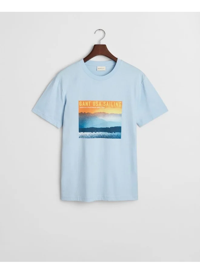 غانت GANT USA Sailing Print Graphic T-Shirt