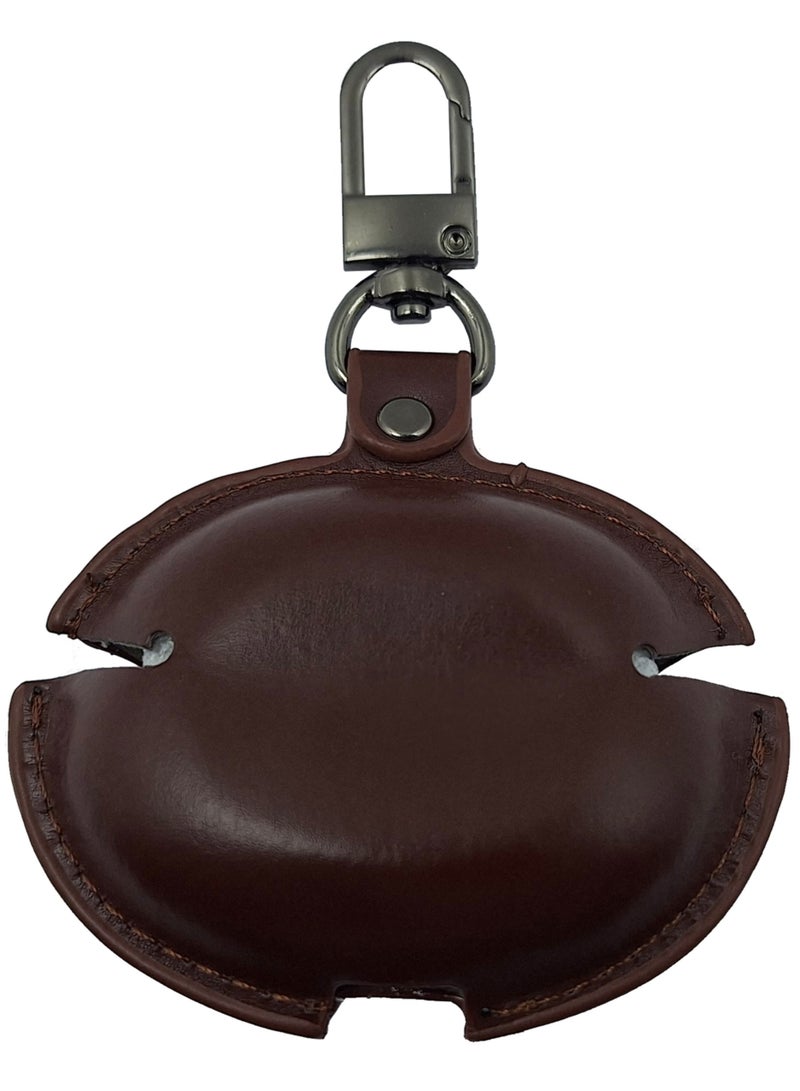 Waldic Leather Protective Case Cover For Huawei FreeBuds 6i - Dark Brown - Image 2