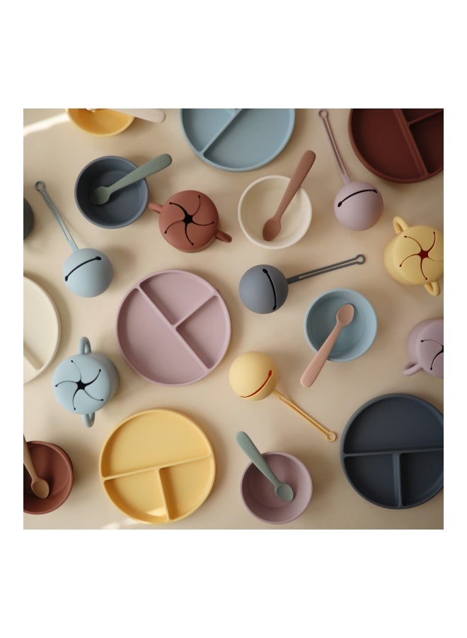 mushie Silicone Divided Plate Blush - Image 4