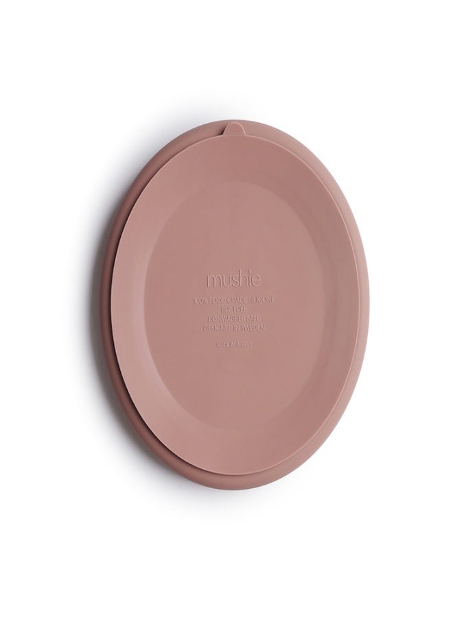 mushie Silicone Divided Plate Blush - Image 2