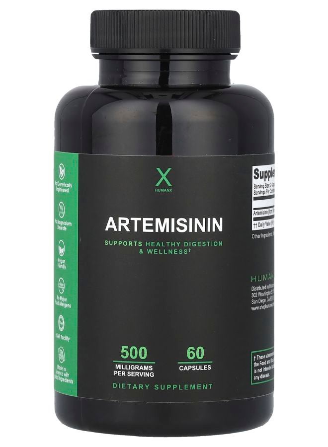 Artemisinin 500 mg 60 Capsules (250 mg Per Capsule)
