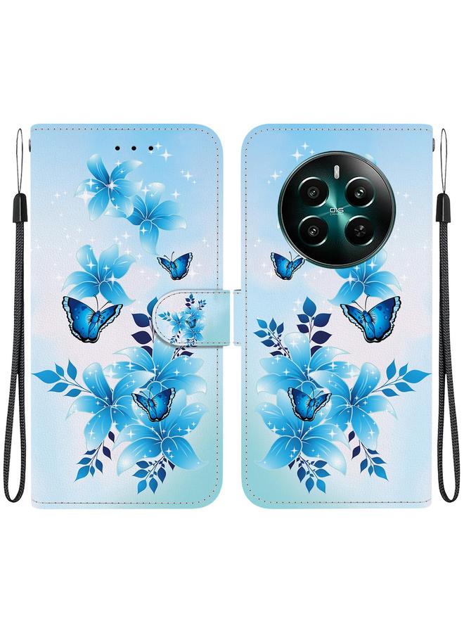 S-TOP Case For Realme 12+ Crystal Texture Colored Drawing Leather Phone Case - Image 1