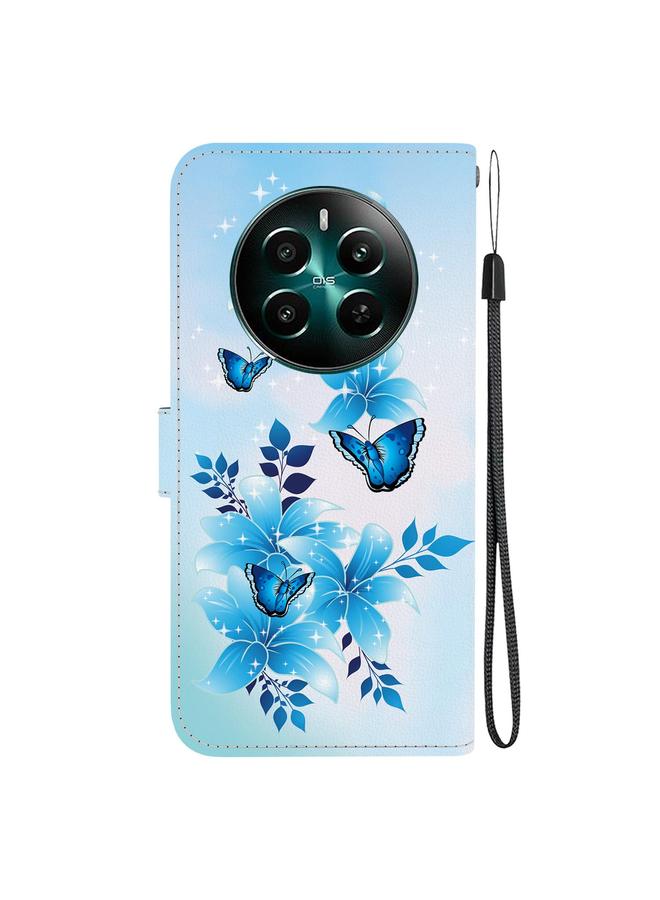 S-TOP Case For Realme 12+ Crystal Texture Colored Drawing Leather Phone Case - Image 3