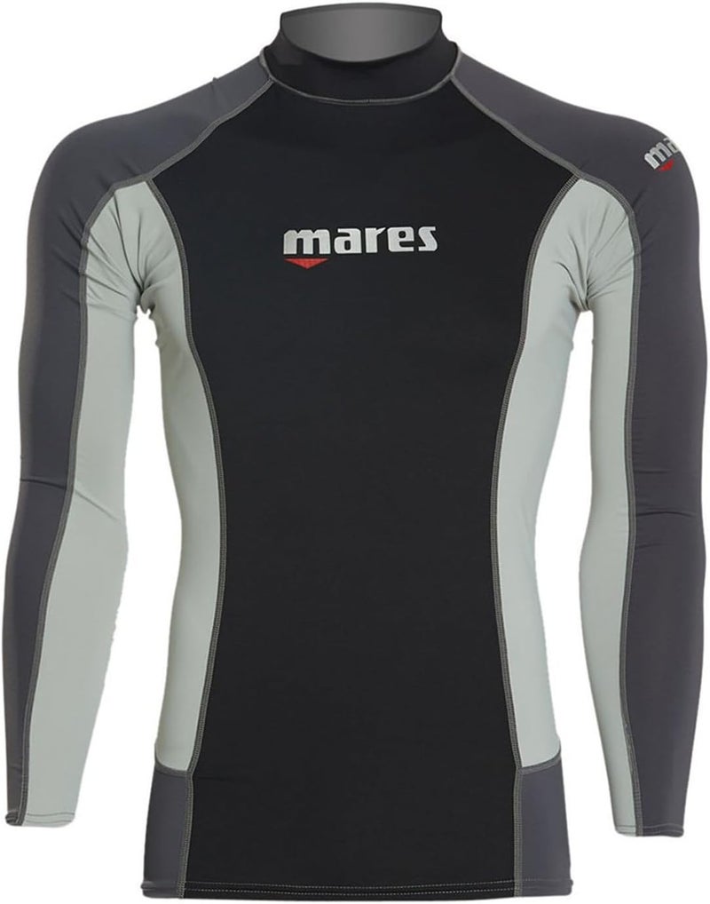 Men's Trilastic Long Sleeve Rash Guard Shirt for Water Sports | UV Protection, Flatlock Stitching Style