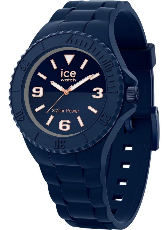 Ice Watch ساعة آيس ووتش آيس جينيريشن - أزرق وردي ذهبي - كبير - سولار 3 ساعات - Image 1
