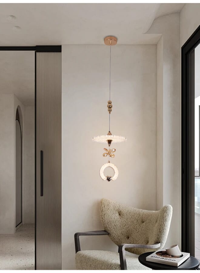 بيست باور ثريا سقف LED دائرية موديل 9867 – بقوة 25 واط وقطر 25 سم، تعليق قابل للتعديل حتى 100 سم – إضاءة داخلية أنيقة لغرفة المعيشة أو النوم أو الطعام - Image 1