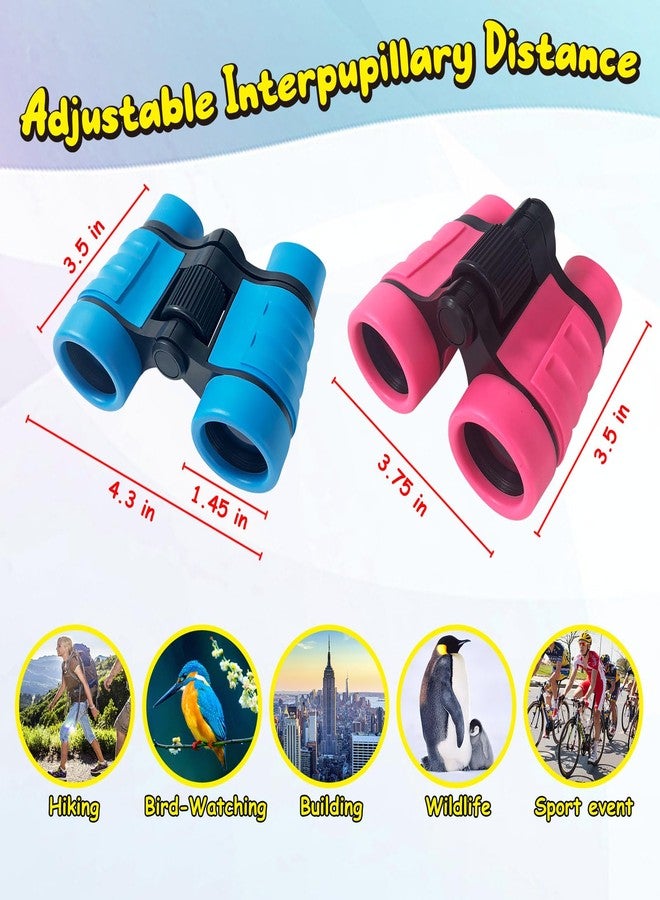 ESSENSON Binoculars for Kids Toys Gifts for Age 3-12 Years Old Boys Girls Kids Telescope Outdoor Toys for Sports and Outside Play Hiking, Bird Watching, Travel, Camping, Birthday Presents (Set of 2) - Image 2