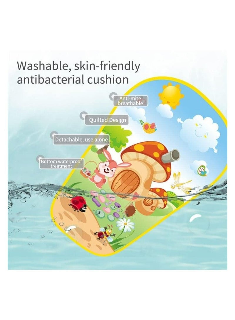 RollsTimi  Music Lighting Portable Lightweight Soft Comfortable Piano Gym Fitness Mat For Baby 75x60x42cm - Image 2