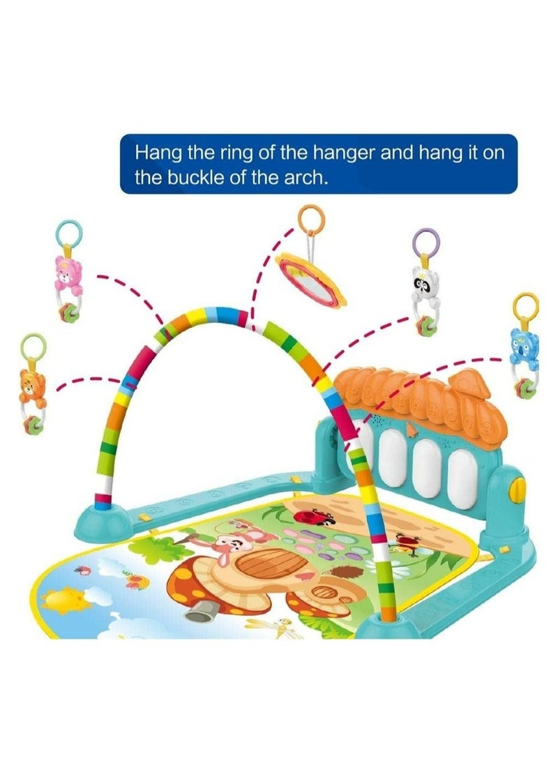 RollsTimi  Music Lighting Portable Lightweight Soft Comfortable Piano Gym Fitness Mat For Baby 75x60x42cm - Image 3