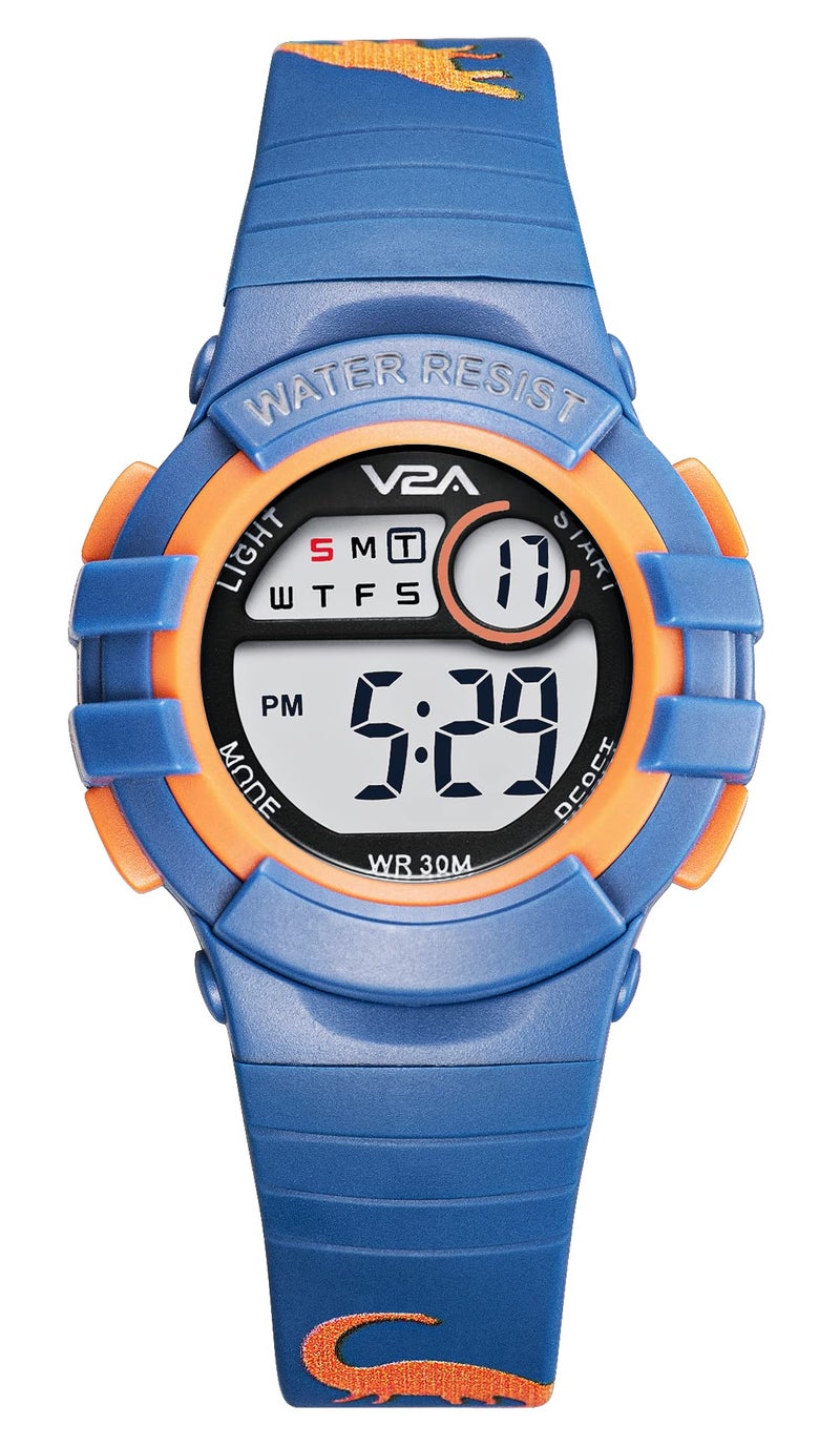 V2A Dinosaur Kids Watch for Boys Age 3-10 - Cartoon Printed Band Watch, Multi-Functional 30 M Waterproof Digital Sports Watches for 3 4 5 6 7 8 Year Old Boy and Girl - Image 1