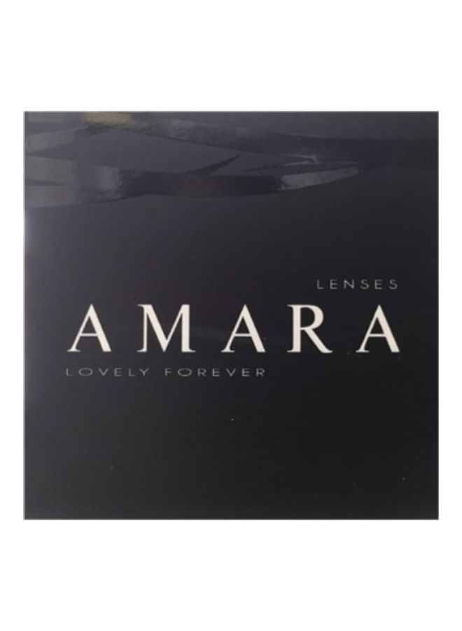 Amara Women Monthly Disposable Colored Contact Lenses Tan - Image 2