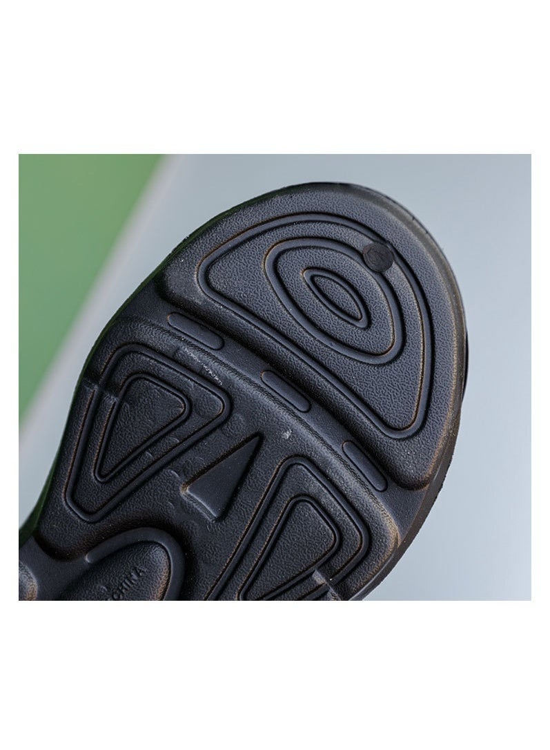 أحذية جراحية، أحذية طهاة، أحذية للجنسين، مغلقة بالكامل وجيدة التهوية، أحذية واقية، مناسبة للأطباء والممرضات والطهاة وموظفي المختبرات، صنادل مانعة للانزلاق (أسود). - Image 5