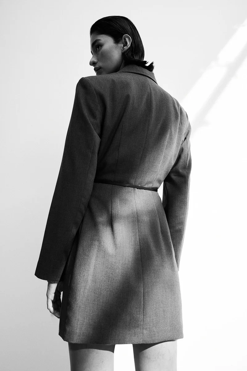 H&M Belted Blazer Dress