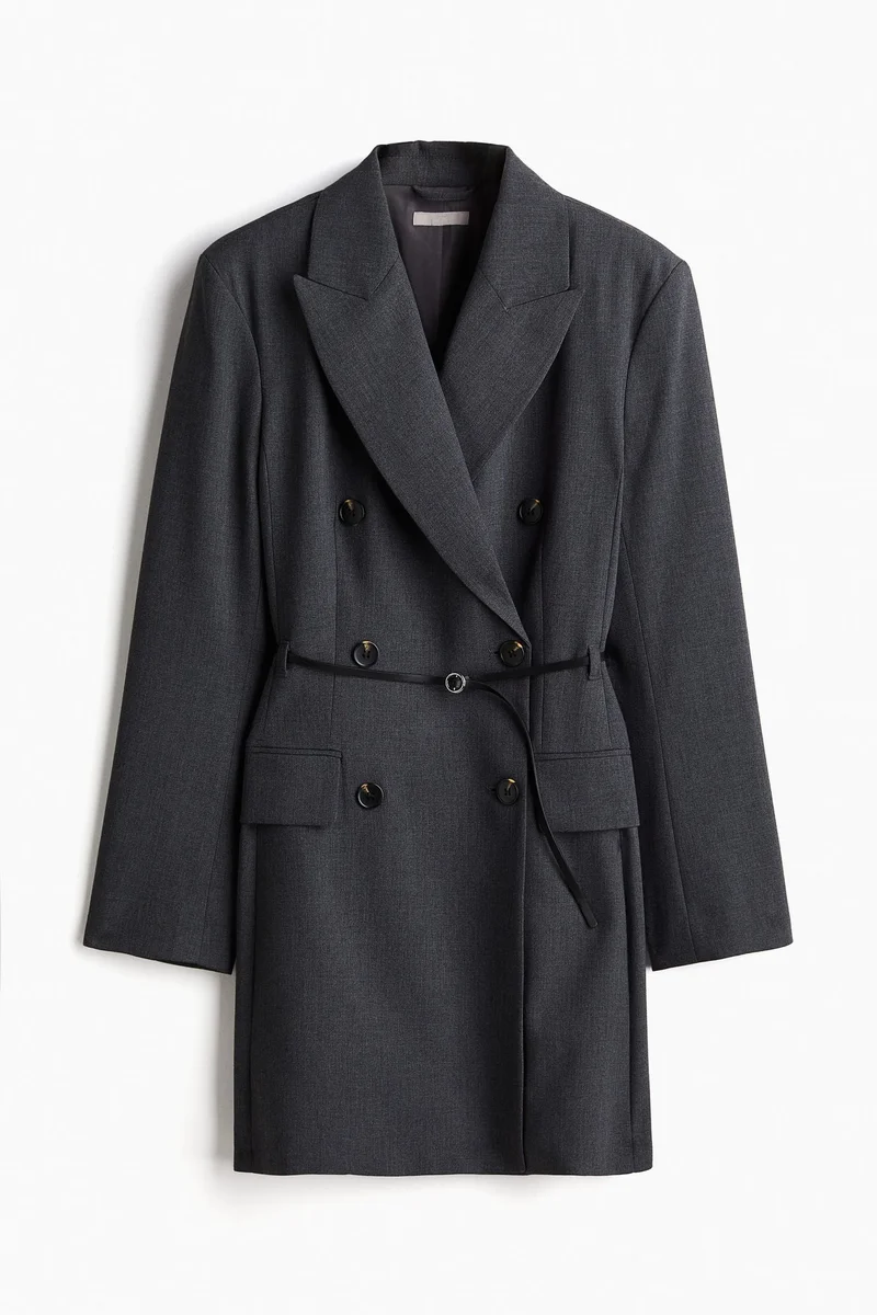 H&M Belted Blazer Dress