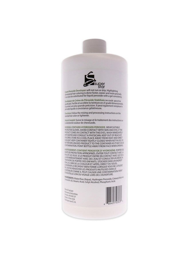 Super Star Superstar Stabilized Cream Peroxide Developer 30v Hc, 32 Oz - Image 2