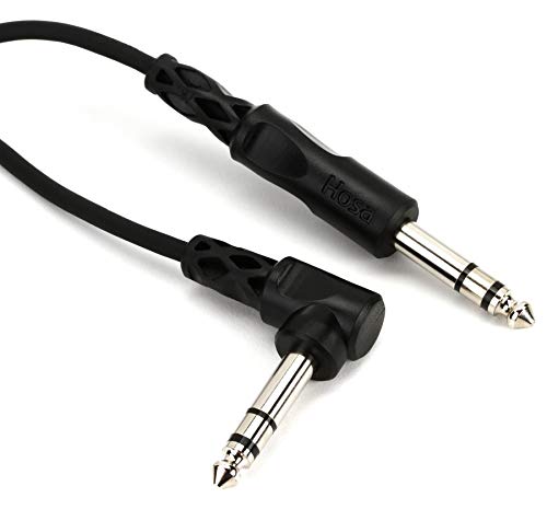 Hosa CSS-110R 1/4 Inch TRS to Right-angle 1/4 Inch TRS Balanced Interconnect Cable, 10 Feet - Image 5