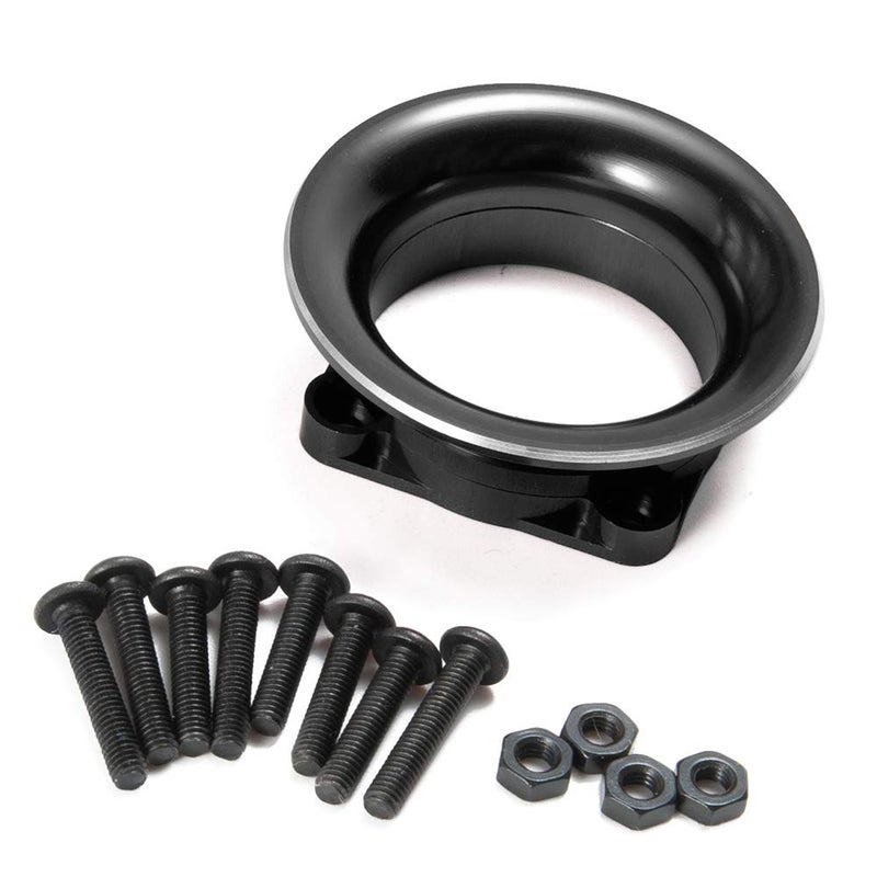 RCHUBAM Metal Fan Cover Kit Air Inlet Channel for 1/10 RC Sakura D4 Drift Car Model Racing Car, Black - Image 1