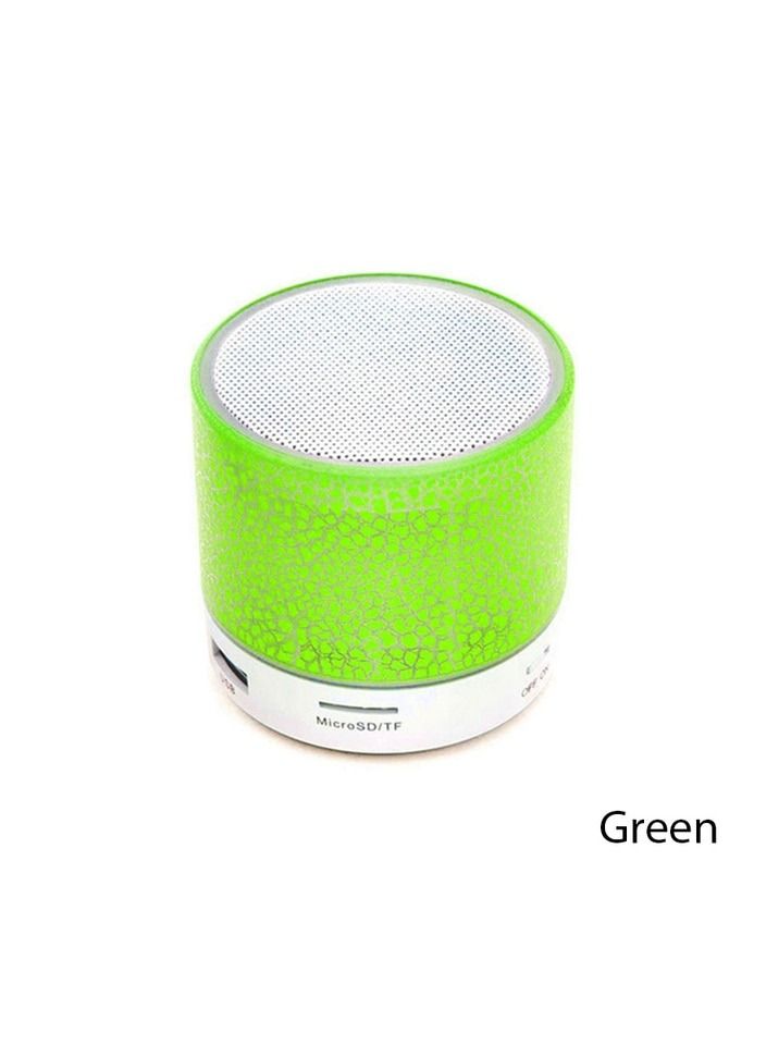 AROAQ Wireless Bluetooth SpeakerA9 Dazzling Crack LED Wireless Bluetooth Waterproof U-Disk TF Card  - Image 1