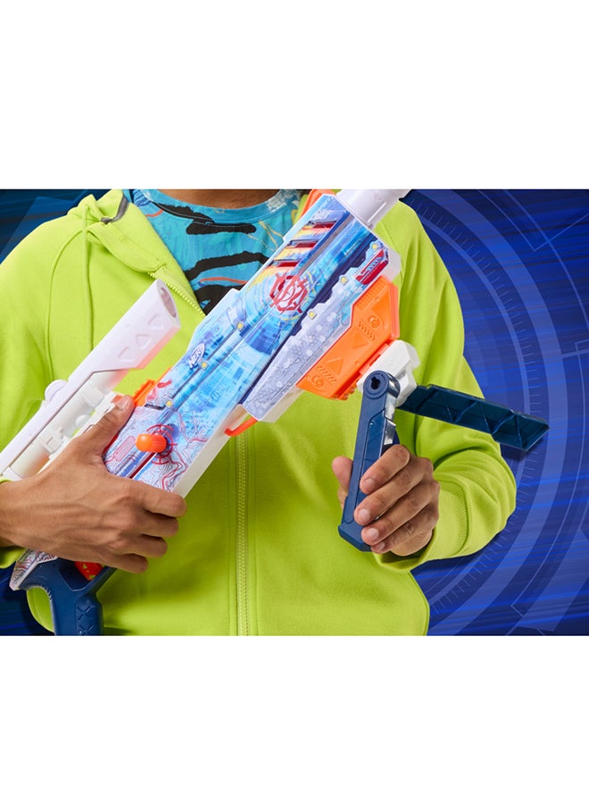 Nerf Loadout Arctic Zerostriker Blaster includes 24 Nerf N1 Darts | 4 Interchangeable Attachment Accessories | 6-Dart Internal Clip for 8+ Years | G1763 - Image 4