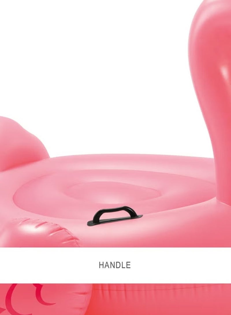 INTEX Flamingo Ride-On -Pink 70x53inch - Image 5