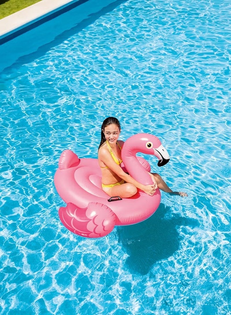 INTEX Flamingo Ride-On -Pink 70x53inch - Image 3